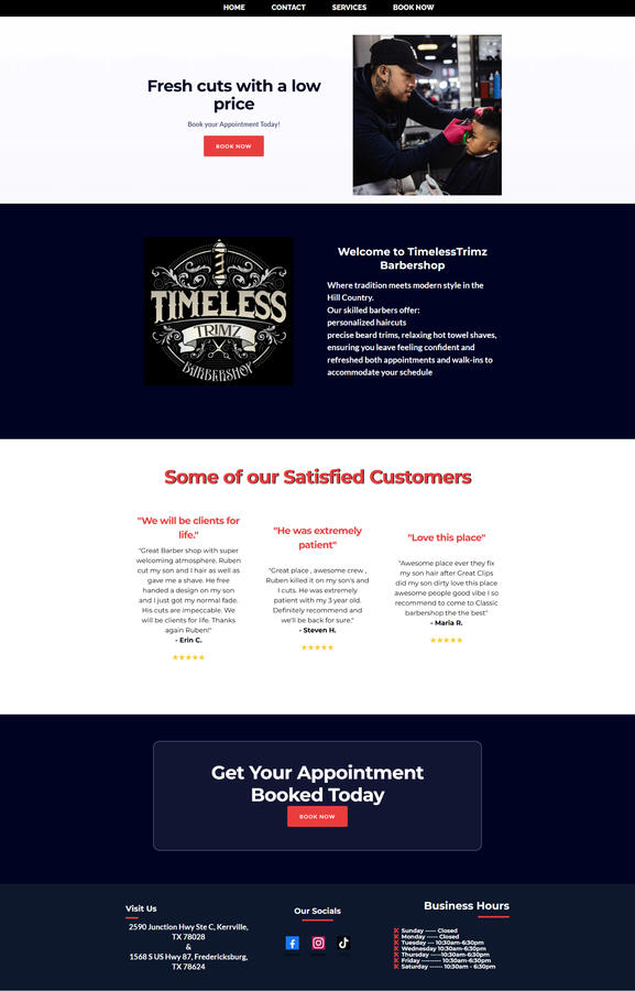 Timeless Trimz Website